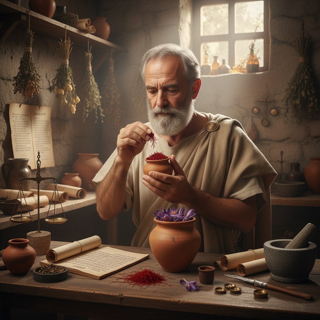 Greek & Roman Empire - Saffron history through the ages