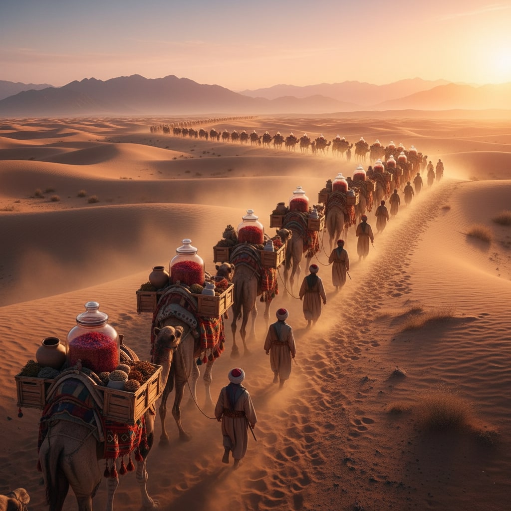 Silk Road Trading - Saffron history through the ages